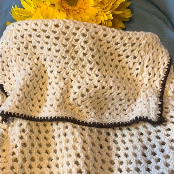 Banana Republic Ivory Cream Long Sleeve Stripe Cardigan Sweater Top - Picture 9 of 9